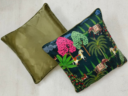 Green Forest Cushion Cover