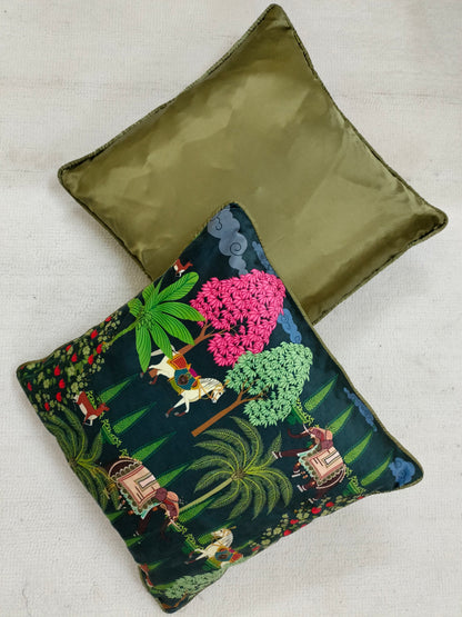 Green Forest Cushion Cover