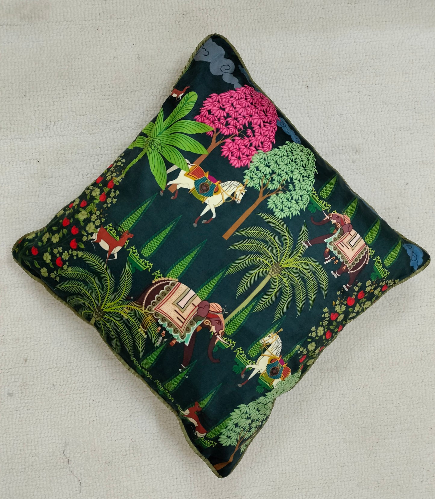 Green Forest Cushion Cover