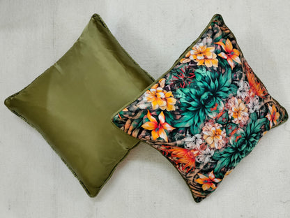 Colorful Tropical Pillow Cover