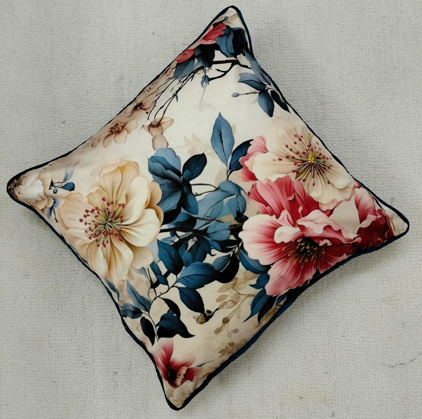 Beautiful Floral Pillow For Home Decor