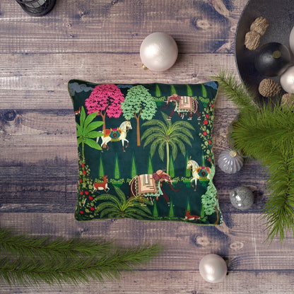 Green Forest Cushion Cover